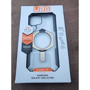 UAG - Plasma XTE Case + Magnet Kickstand Clear/Gold - Samsung Galaxy S25 Ultra -